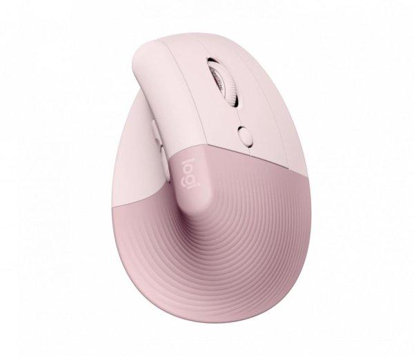 Logitech Lift Vertical Ergonomic Mouse Rose