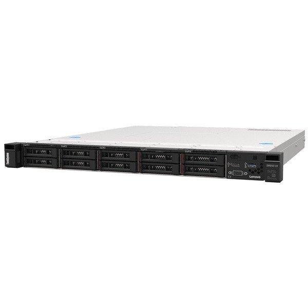 LENOVO rack szerver - SR250 V2 (2.5"), 8C E-2378 2.6GHz, 1x32GB, NoHDD,
5350-8i, XCC:E, 2x450W.