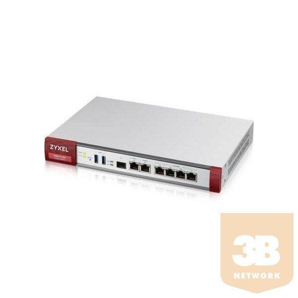 ZYXEL Tűzfal 2xWAN (1000Mbps) 4xLAN/DMZ (1000Mbps) + 1xSFP + 2xUSB,
USGFLEX200-EU0101F