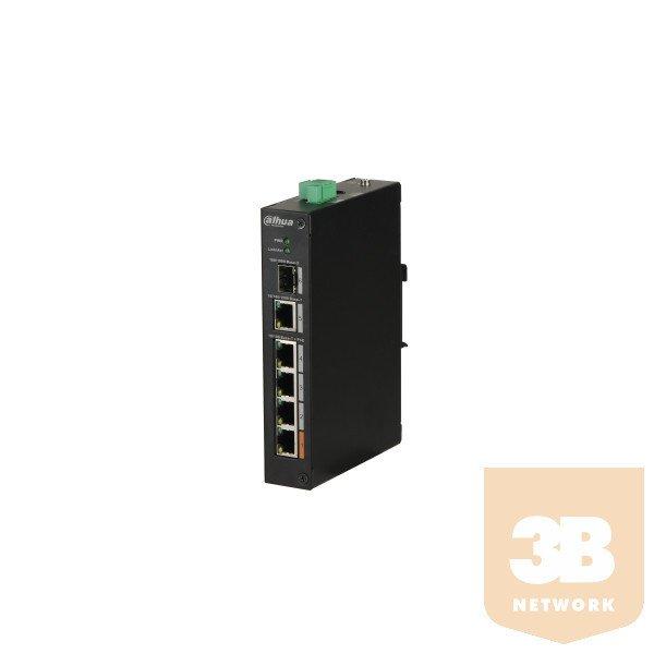 Dahua PoE switch - PFS3106-4ET-60 (4x 100Mbps PoE (60W) + 1x 1Gbps + 1xSFP,
53VDC)