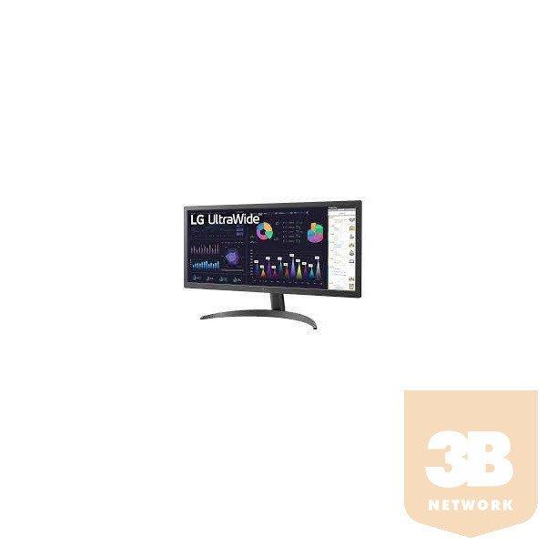 LG Monitor 26" - 26WQ500-B (IPS; 21:9; 2560x1080; 5ms; 250cd; HDMIx2,
HDR10; FreeSync)