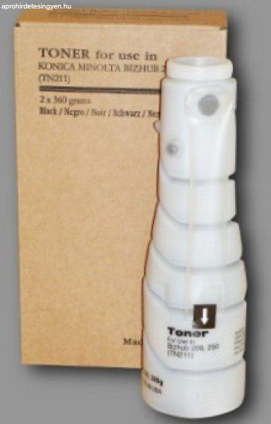 MINOLTA B250/350 TN211/TN311 Utángyártott Japán Fekete Toner