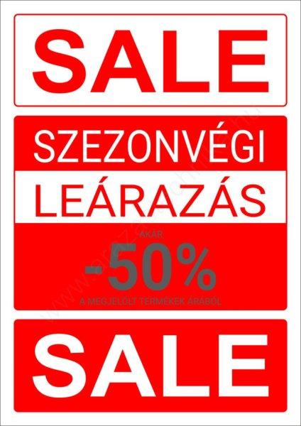 Poszter A2 - SALE-LEÁRAZÁS (UV álló PVC film)