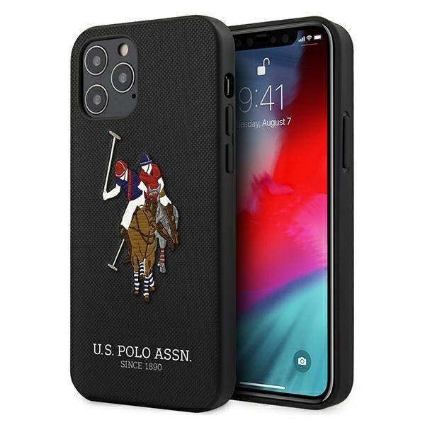 US Polo USHCP12MPUGFLBK iPhone 12/12 Pro 6,1" fekete Polo Embroidery
Collection tok