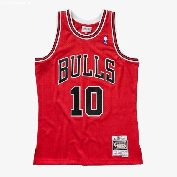 Mitchell & Ness Chicago Bulls #10 BJ Armstrong Swingman Jersey scarlet