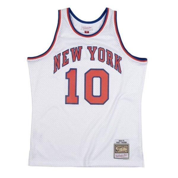 Mitchell & Ness New York Knicks #10 Walt Frazier Swingman Jersey white