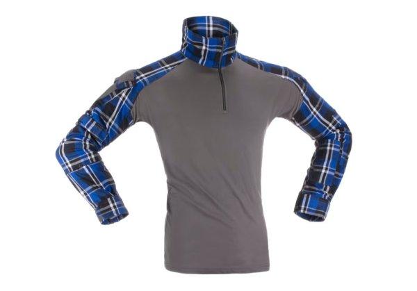 INVADER GEAR Flannel Combat Shirt - taktikai flanel ing - kockás - kék fekete