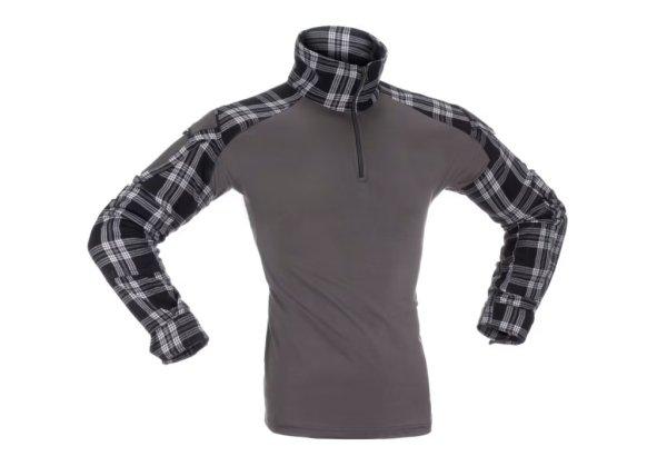 INVADER GEAR Flannel Combat Shirt - taktikai flanel ing - kockás - fekete