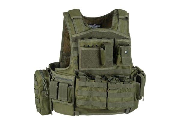 INVADER GEAR Mod Carrier Combo taktikai málhamellény - olive zöld