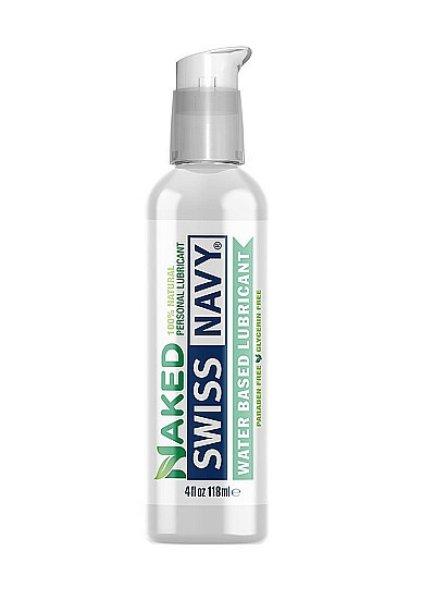 Swiss Navy Naked All Natural - 4 fl oz / 118 ml Vízbázisú síkosító