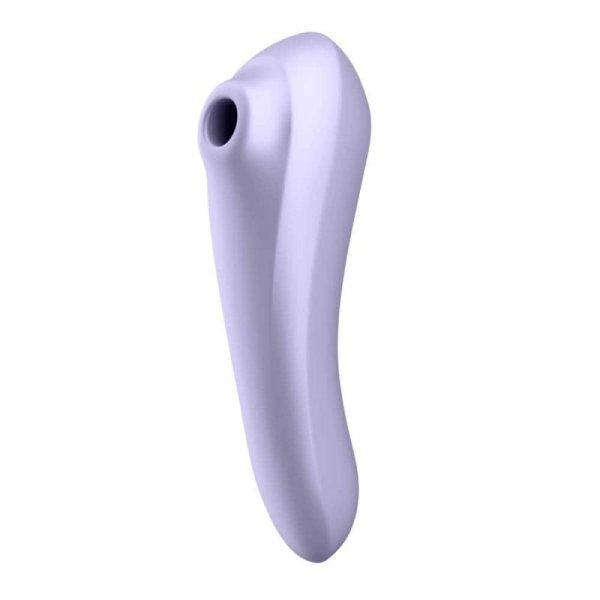 Satisfyer Dual Pleasure Mauve - okos, akkus, vízálló hüvelyi és csikló
vibrátor