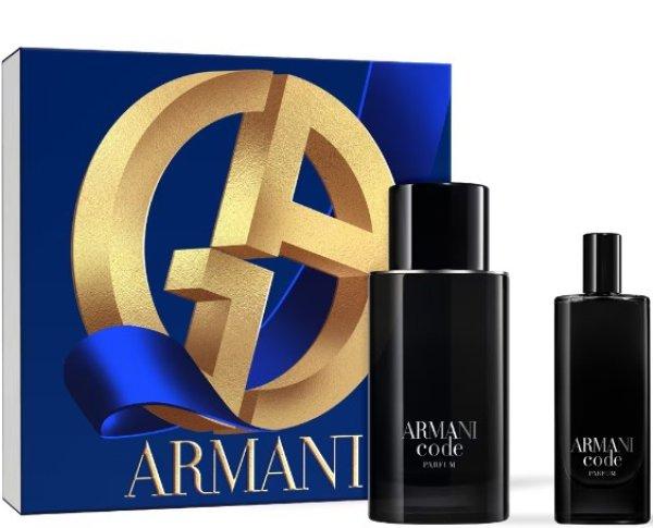 Giorgio Armani Code Parfum - parfüm 75 ml (újratölthető) +
parfüm 15 ml