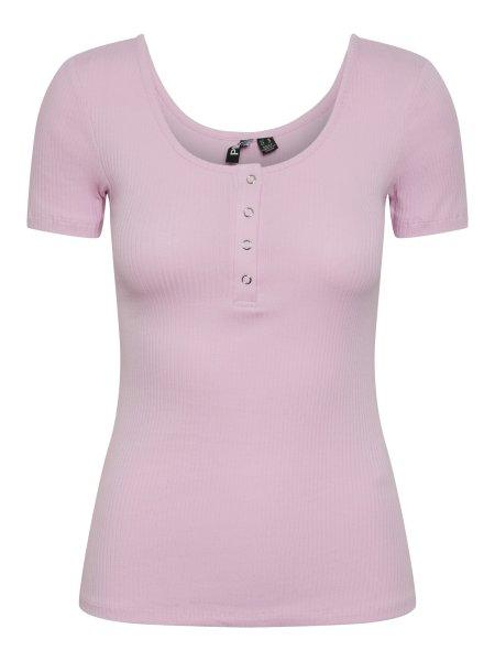 Pieces Női trikó PCKITTE Slim Fit 17101439 Pastel Lavender L