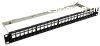 Nestron NRPP-KEY-124SF-H 19" keystone patch panel, 24 p