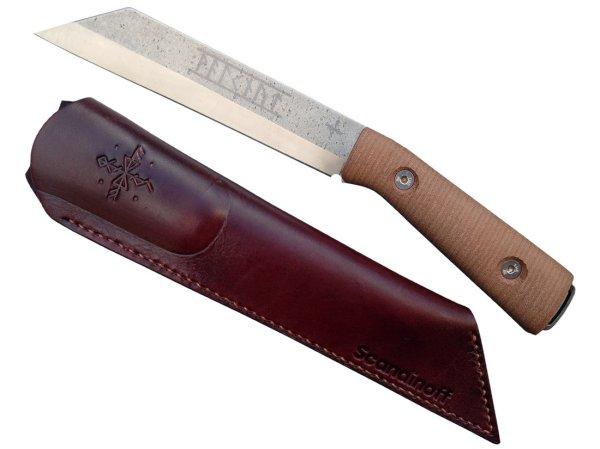 Scandinoff Valknut New Age - Brown Micarta