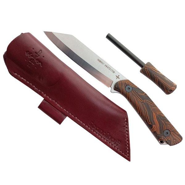 Scandinoff Nordic Protector 130 Bushcraft - G10 Nordic Woods