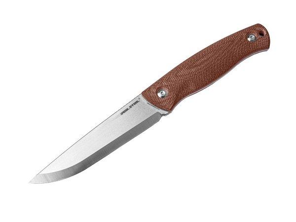 Real Steel Pathfinder Fixed 14C28N Brown Micarta 3851B