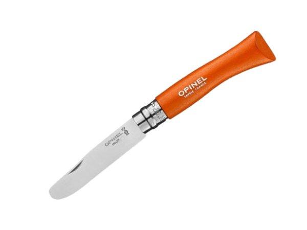 Opinel VRI N°07 Inox Mandarine gyerek kés