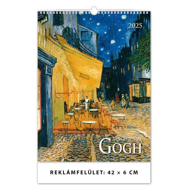 Falinaptár képes 420 × 560 mm, fehér lapokkal Vincent van Gogh Dayliner
2025.