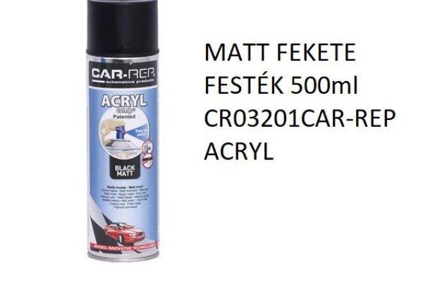 MATT FEKETE FESTÉK 500ml CR03201CAR-REP ACRYL