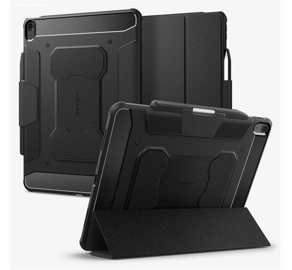 SPIGEN RUGGED ARMOR PRO tok álló (aktív FLIP, ütésállóság, TRIFOLD,
asztali tartó, ceruza tartó) FEKETE Apple IPAD Air 13 (2024)