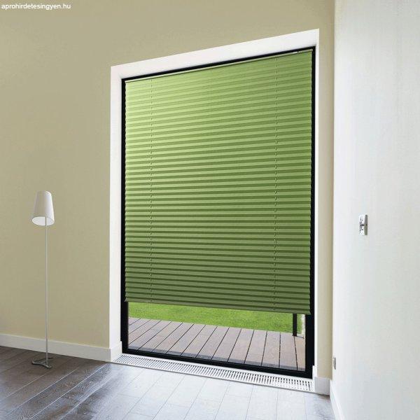 GREEN+ Plisse Germany árnyékoló harmonika roló / roletta
ablakra, ajtóra – zöld színű 70 x 150 cm (601408-4)