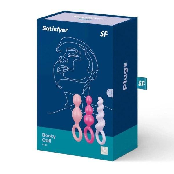  Satisfyer Booty Call (Set of 3) Coloured 