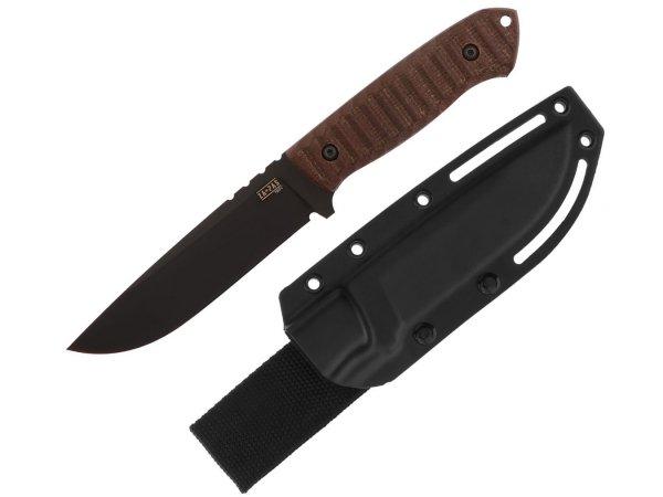 Za-Pas Ultra Outdoor Toxic NMV Cerakote Micarta Brown kés