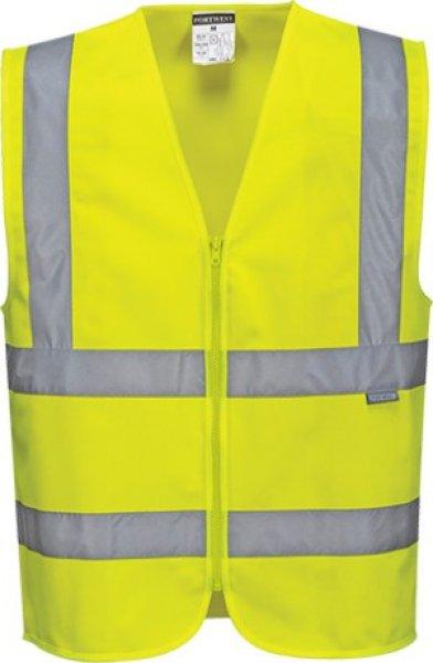 C375 - HI-VIS ZIPPZÁRAS MELLÉNY XL