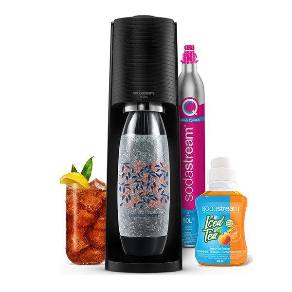 Sodastream Terra black Ice Tea Peach Megapack