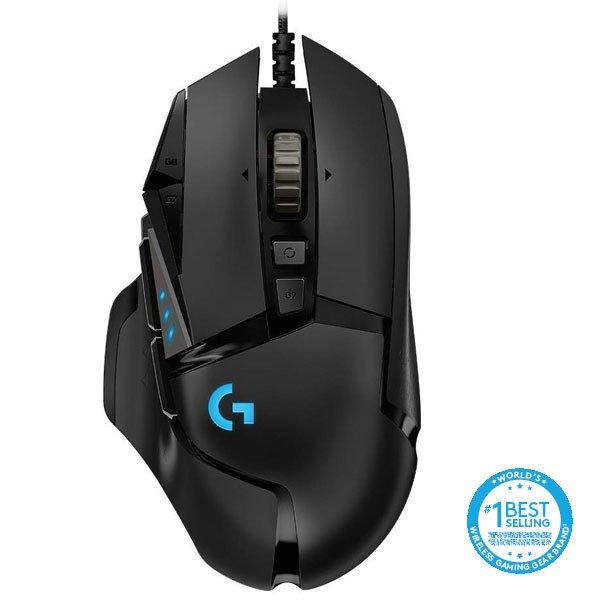 Gamer egér Logitech G502 Hero, fekete