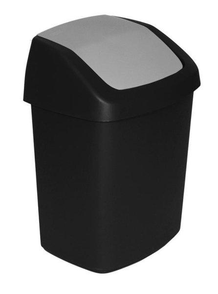 Horse Curver® SWING BIN, 15L, 24,8x30,6x41,8 cm, fekete / mentés, szemet