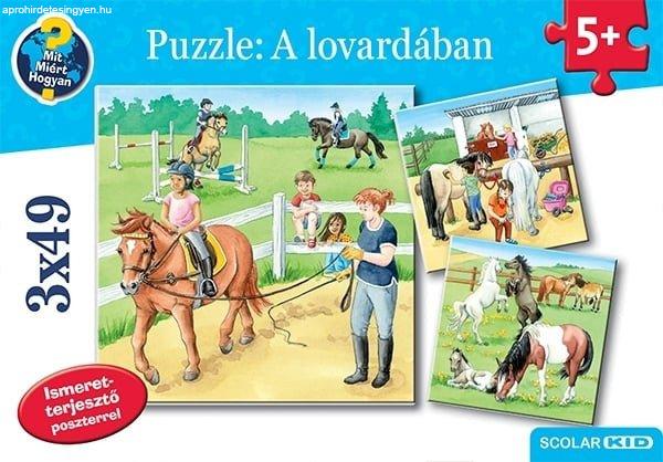 Puzzle: A lovardában