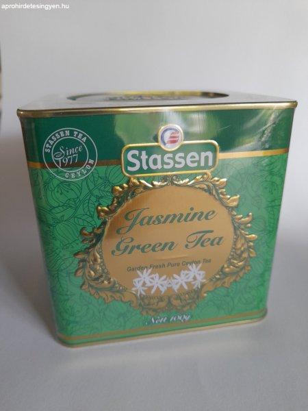 Stassen zöld tea jázmin fémdobozos 100 g