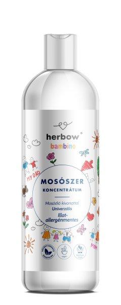 Herbow bambino folyékony mosószer koncentrátum univerzális illat és
allergénmentes 1000 ml