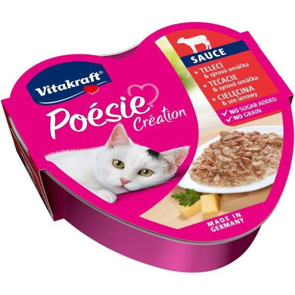 Vitakraft Poésie Macska Alutál Borjú Sajtszószban 85g