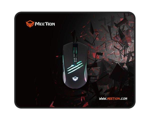 Meetion C011 Wired Gaming Mouse And Pad Combo Black