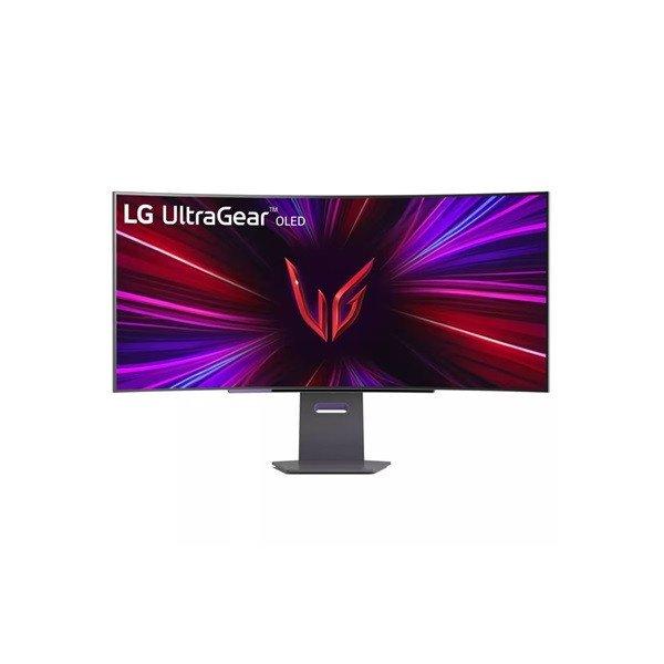 LG Ívelt Gaming 240Hz OLED monitor 44,5" 45GS95QE, 3440x1440, 21:9,
275cd/m2, 0,03ms, 2xHDMI/DisplayPort/3xUSB