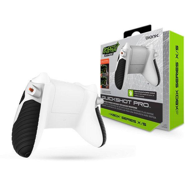 BIONIK XBOX Series S/X Kiegészítő Quickshot Pro Kontroller Ravasz csomag
fehér & fekete, BNK-9074