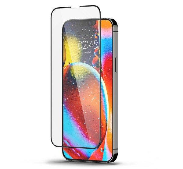 Spigen Glass FC Apple iPhone 14 / 13 / 13 Pro Tempered kijelzővédő fólia,
fekete