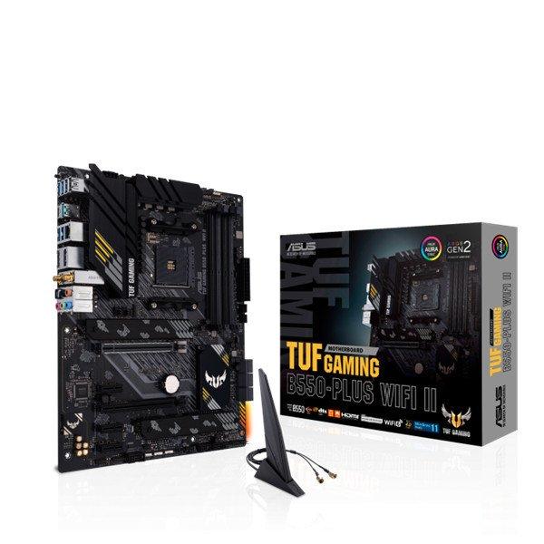 ASUS Alaplap AM4 TUF GAMING B550-PLUS WIFI II AMD B550, ATX