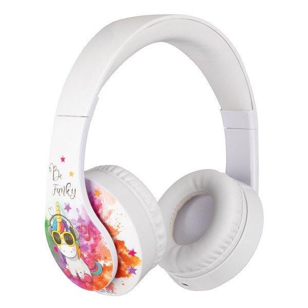 KONIX - UNIK "Be Funky" Fejhallgató Vezetékes Gaming Stereo
Mikrofon, Színes