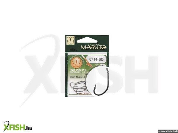 Maruto Horog 8714Bd Carp Hooks Hc T.D.E.5° Barbed Forged Black Nickel 8