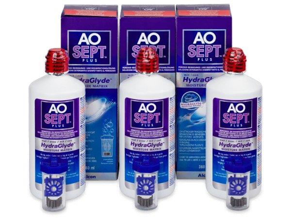 AOSEPT PLUS HydraGlyde 3x360 ml