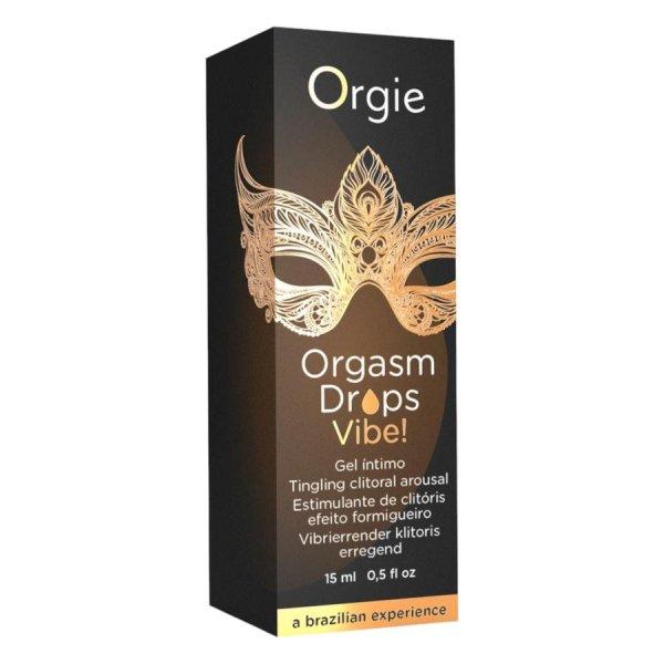 Orgie Orgasm Drops Vibe - bizsergető intim gél nőknek (15ml)