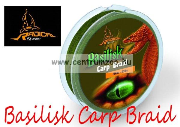 Radical Carp Basilisk Carp Braid 0,28Mm 35Lb 350M 15,9Kg Green Fonott Zsinór