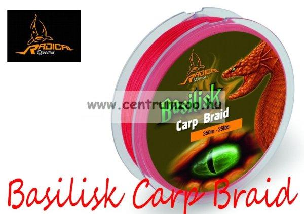 Radical Carp Basilisk Carp Braid 0,23Mm 25Lb 350M 11,3Kg Red Fonott Zsinór