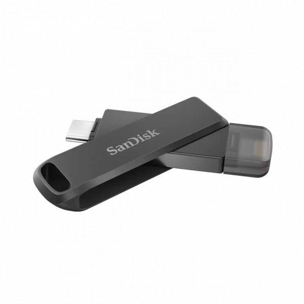 SanDisk iXPAND™ FLASH DRIVE LUXE 128GB, USB-C+LIGHTNING (186553)