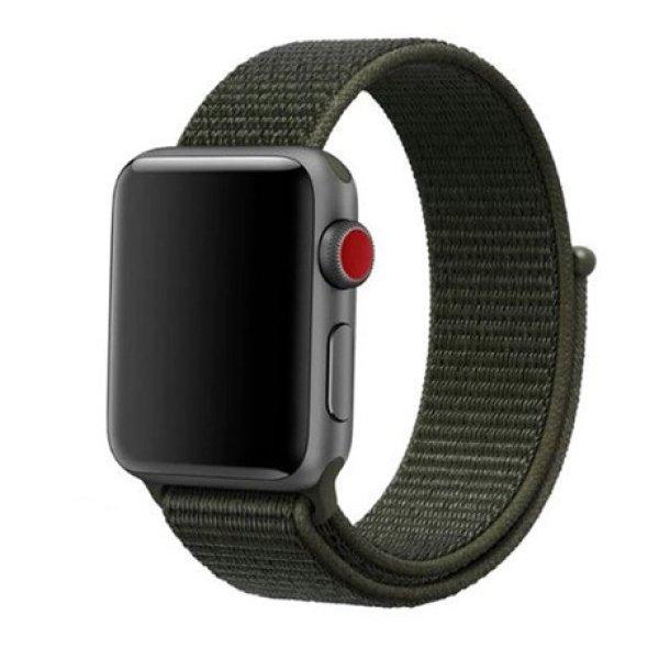 Mybandz APW422801 apple watch utángyártott rugalmas szövet óraszíj /khaki/
42/44 mm