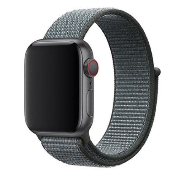 Mybandz APW422797 apple watch utángyártott rugalmas szövet óraszíj
/viharszürke/ 42/44 mm